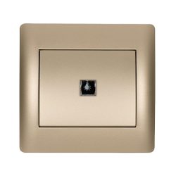 RHYME JELZŐFÉNYES NYOMÓGOMB PEZSGŐ METÁL