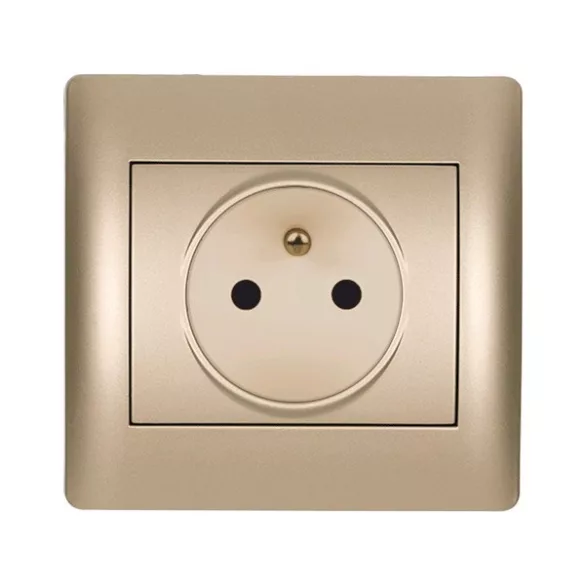 RHYME FRENCH TYPE SOCKET CHAMPAGNE METALLIC