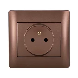 RHYME FRENCH TYPE SOCKET COFFEE METALLIC