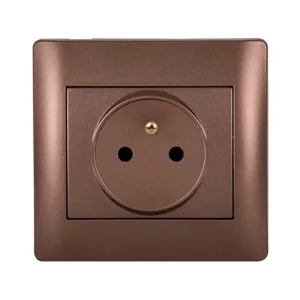 RHYME FRENCH TYPE SOCKET COFFEE METALLIC