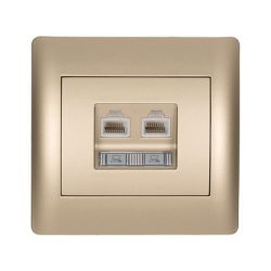   RHYME SZÁMÍTÓGÉP HÁLÓZATI ALJZAT (DUPLA) PEZSGŐ METÁL