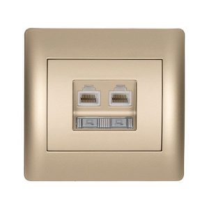 RHYME SZÁMÍTÓGÉP HÁLÓZATI ALJZAT (DUPLA) PEZSGŐ METÁL