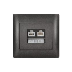   RHYME TELEFON ALJZAT + SZÁMÍTÓGÉP HÁLÓZATI ALJZAT GRAFIT METÁL