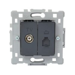 SPLENDOR EL0648 TV(NŐ), DUPLA TELEFON ALJZAT FEKETE