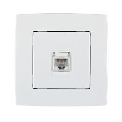 CITY SZÁMÍTÓGÉP CSATLAKOZÓ CAT.6 FEHÉR METÁL