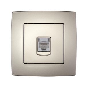 CITY SZÁMÍTÓGÉP CSATLAKOZÓ CAT.6 PEZSGŐ METÁL