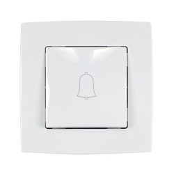 CITY CSENGŐKAPCSOLÓ, FEHÉR METÁL