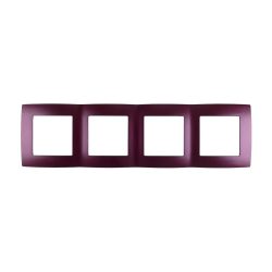 CITY NÉGYES KERET PANEL, BORDÓ METÁL