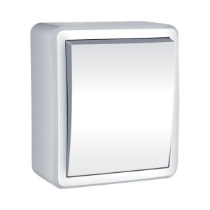 KERESZTKAPCSOLÓ FELÜLETRE IP44 FEHÉR