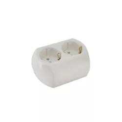 DUPLA ELOSZTÓ M FEHÉR