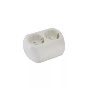 DUPLA ELOSZTÓ M FEHÉR