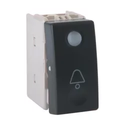 LIFE STYLE JELZŐFÉNYES CSENGŐKAPCSOLÓ FEKETE