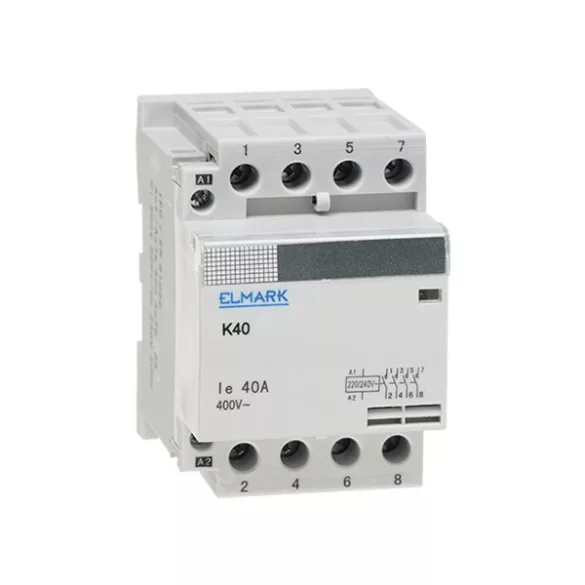 MODULÁRIS KONTAKTOR K40 80A 230V 4NO