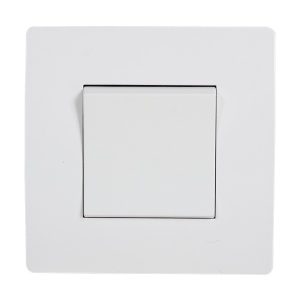 EL BASIC TG115 1 BUTTON CROSS WAY SWITCH WHITE-OLD