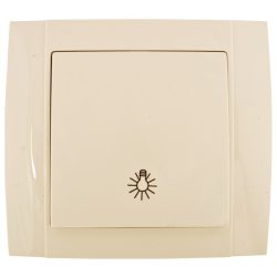 SR-2514 JELZŐFÉNYES NYOMÓGOMB KRÉM