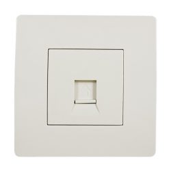 EL BASIC TZ112 COMPUTER LINE SOCKET CREAM-OLD