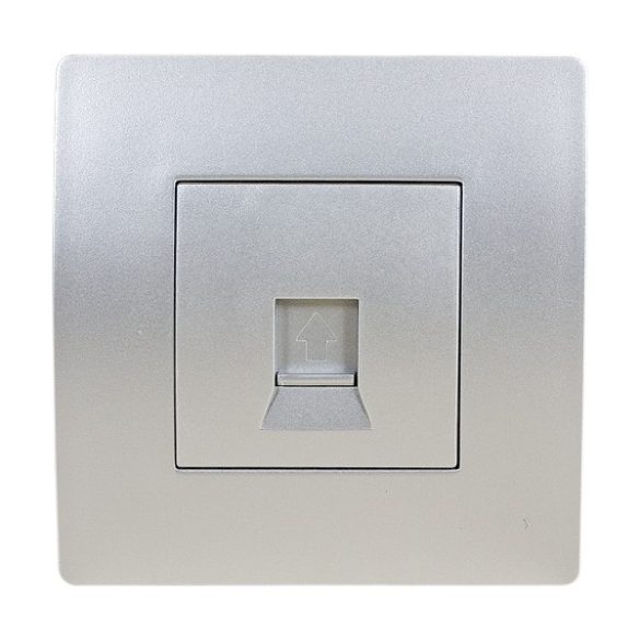 EL BASIC TZ112 COMPUTER LINE SOCKET SILVER GREY-OL