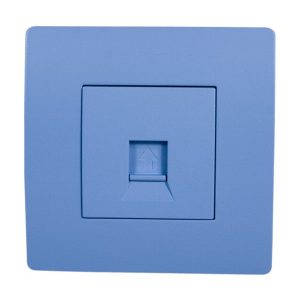 EL BASIC TZ112 COMPUTER LINE SOCKET BLUE-OLD