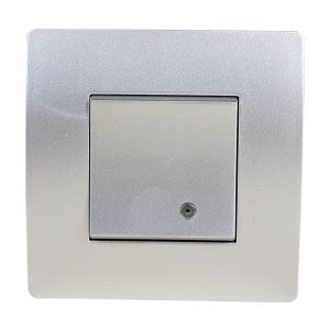 EL BASIC TG114 1 BUTTON 1 WAY SWITCH WITH LIGHT SI