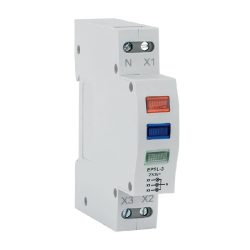 JELZŐLÁMPA ELD-RGB-DIN ZÖLD/PIROS/KÉK