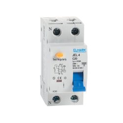   KOMBINÁLT ELEKTRONIKUS ÁRAMVÉDŐ KAPCSOLÓ JEL4 C20 2P 20A/30MA