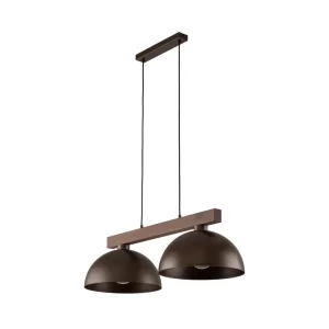 TK Lighting Chandelier OSLO 4507 2xE27 brown