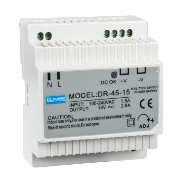 DR-45-5BEMENETI 5V KIMENETI FESZÜLTSÉG