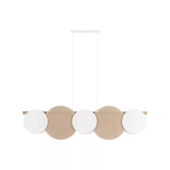 TK Lighting Chandelier PULSE 4815 5xE27 brown