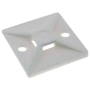 MT-25 KÁBELKÖTEGELŐ TALP, RAGASZTHATÓ-FEHÉR (100DB)