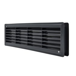 EL02-125 DOOR GRILLE 115x430MM, GRAPHITE