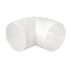 EL02-459 PVC KNEE 90° FOR ROUND DUCTS D100MM