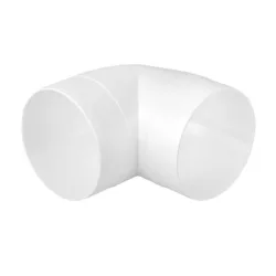 EL02-483 PVC KNEE 90° FOR ROUND DUCTS D150MM