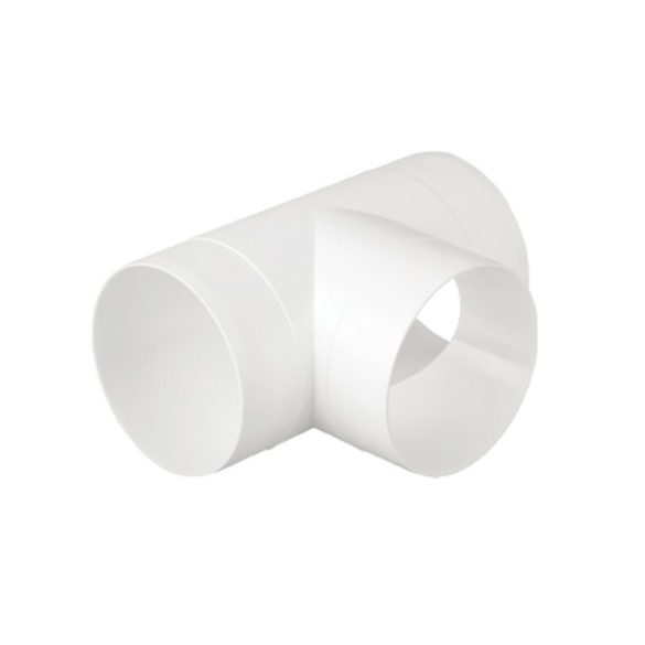 EL02-472 PVC T-JOINT FOR ROUND DUCTS D125MM