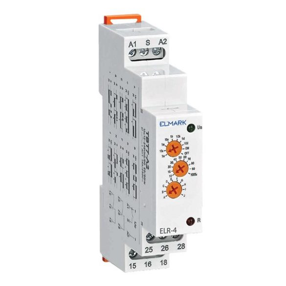 ELR-4 MULTIFUNC. RELAY 12-240V AC/DC 2XSPDT 2x16A