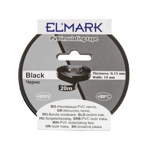 SZIGETELŐ SZALAG 20mx19mm FEKETE