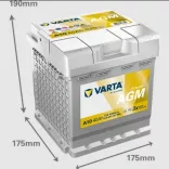 Varta AGM 40Ah 420A Jobb+ Akkumulátor (540901042K262)