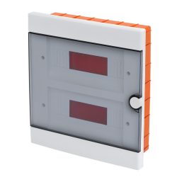   MŰANYAG ELOSZTÓ DOBOZ 24 (2X12) MODULOS - FALBA ÉPÍTHETŐ