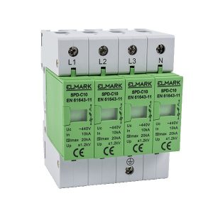 TÚLFESZÜLTSÉG LEVEZETŐ-C10/3pN 10kA