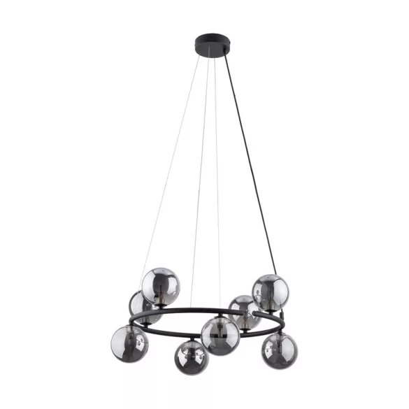 TK Lighting Chandelier ANABELLE 6844 8xG9 black