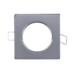   SPOT LÁMPATEST 85X85mm, SZÖGLETES, NIKKEL SZATÉN, ROZSDAMENTES ACÉL 89154