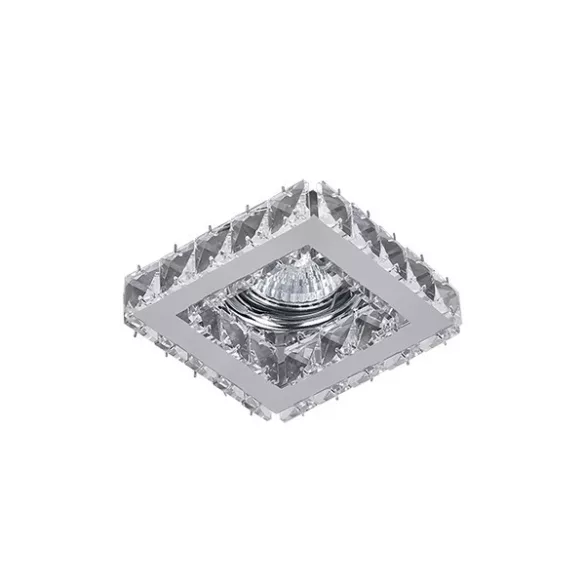 KRISTÁLY SZÖGLETES SPOTVILÁGÍTÁS MR16 12V