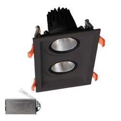   DOUBLE LED SPOT LIGHT 2X30W 230V 4000K BL+EMERGENCY KIT 92DL82F6040/BLE