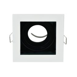  EL-110SQ1 SQ. RECESSED DOWNLIGHT GU10 FEHÉR & FEKETE 92EL110SQ1/WHBK
