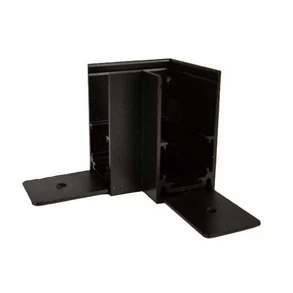 L-CONNECTOR FOR MAGNETIC TRACK RAIL SURFACE MOUNT