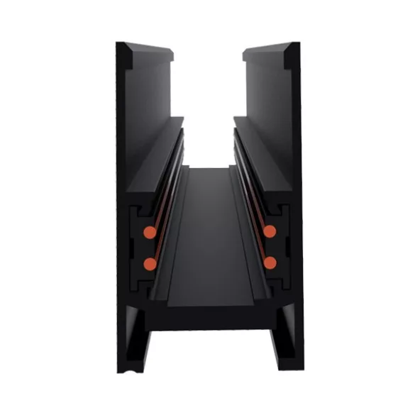 PROFIL MÁGNESES SÍNRENDSZERŰ VILÁGÍTÁSHOZ, 4 PÓLUSÚ, FELÜLETRE SZERELHETŐ, 2m