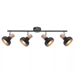 ADDY SPOT 4XE14 FEKETE/FA