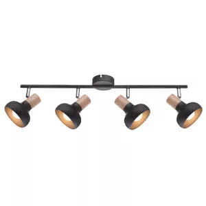 ADDY SPOT 4XE14 FEKETE/FA