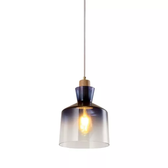 ALMA FÜGGESZTÉK 1XE27 KÉK/FA