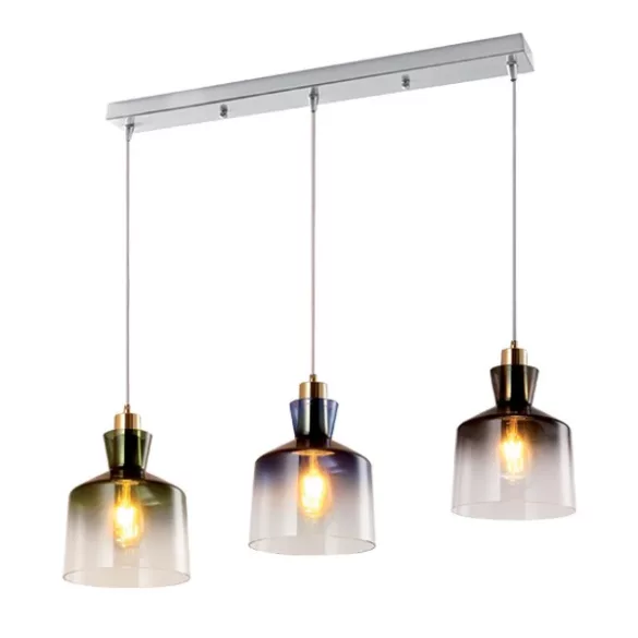 ALMA FÜGGESZTÉK 3XE27 SOKSZÍNŰ