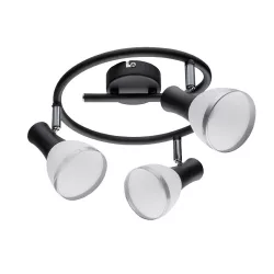 EDDY SPOT 3XE14 FEKETE